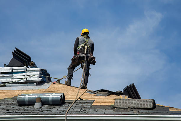 Professional Roofing technician working in Woodridge, NY